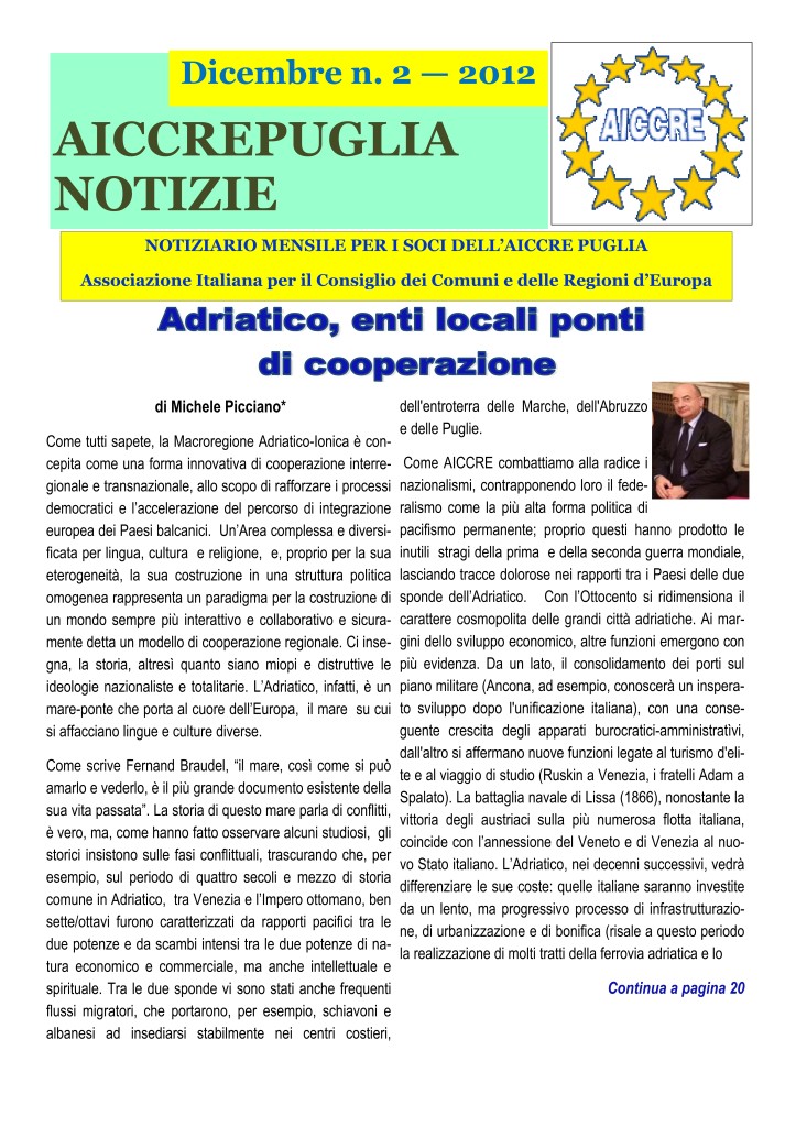 NOTIZIARIO DICEMBRE N.2 2012