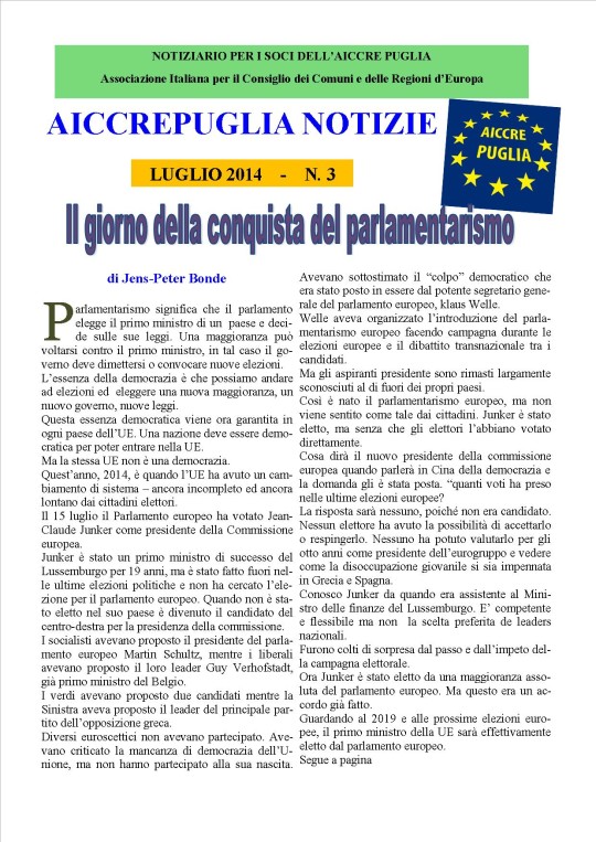 aiccrepuglia notizie luglio 2014 ., 3