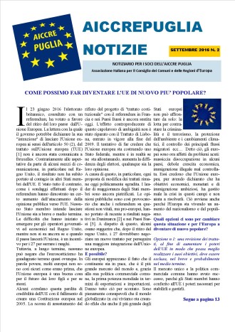 aiccrepuglia notizie di settembre 2016 n. 2