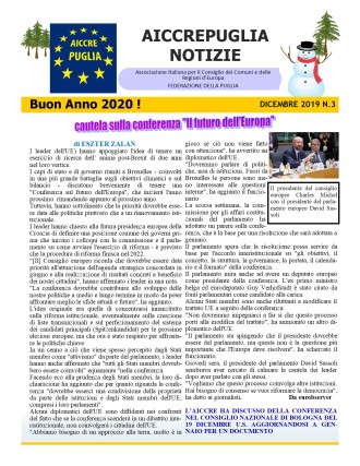 aiccrepuglia notizie di dicembre 2019 n.3