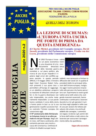 aiccrepuglia notizie maggio 2020 n.2