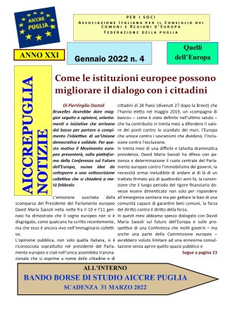 AICCREPUGLIA GENNAIO 2022 N. 4