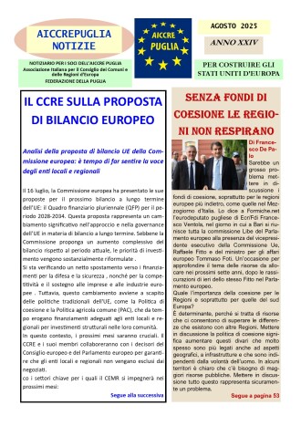 aiccrepuglia notizie di AGOSTO 2025